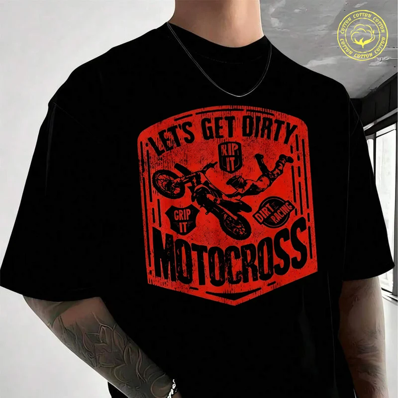 Let'S Get Dirty Graphic Men's Moto Casual T-Shirt Fashionable Street Style Suitable For Travel And Sports Tee
Let'S Get Dirty Graphic Men's Moto Casual T-Shirt Fashionable Street Style Suitable For Travel And Sports Tee