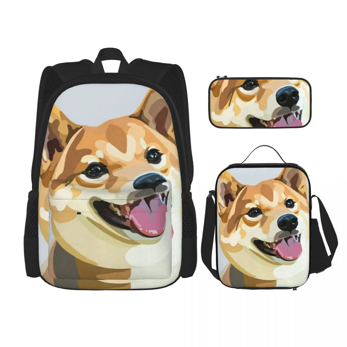 Illustration Of A Shiba Inu By Brownflower Backpacks Bookbag Children School Bags Kid Rucksack Lunch Bag Pen Bag Three-Piece Set
Illustration Of A Shiba Inu By Brownflower Backpacks Bookbag Children School Bags Kid Rucksack Lunch Bag Pen Bag Three-Piece Set