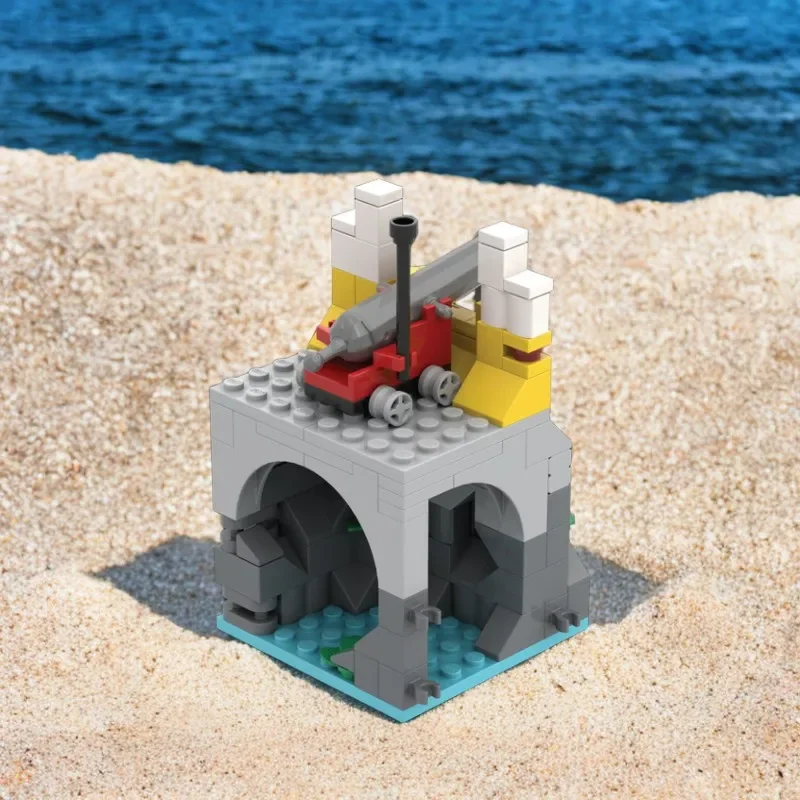 109-Piece MOC Eldorado Fortress Cannon Wall Expansion – Modular Pirate Fortress Defense For Education & Birthday DIY Toys Gift
109-Piece MOC Eldorado Fortress Cannon Wall Expansion – Modular Pirate Fortress Defense For Education & Birthday DIY Toys Gift