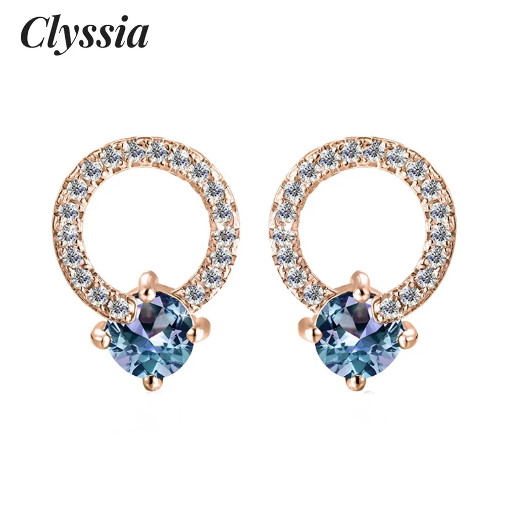 CLYSSIA александритовый драгоценный камень из стерлингового серебра 925 пробы, круглые серьги-гвоздики, роскошные ювелирные изделия для женщин, ювелирные изделия, подарки на вечеринку
CLYSSIA александритовый драгоценный камень из стерлингового серебра 925 пробы, круглые серьги-гвоздики, роскошные ювелирные изделия для женщин, ювелирные изделия, подарки на вечеринку