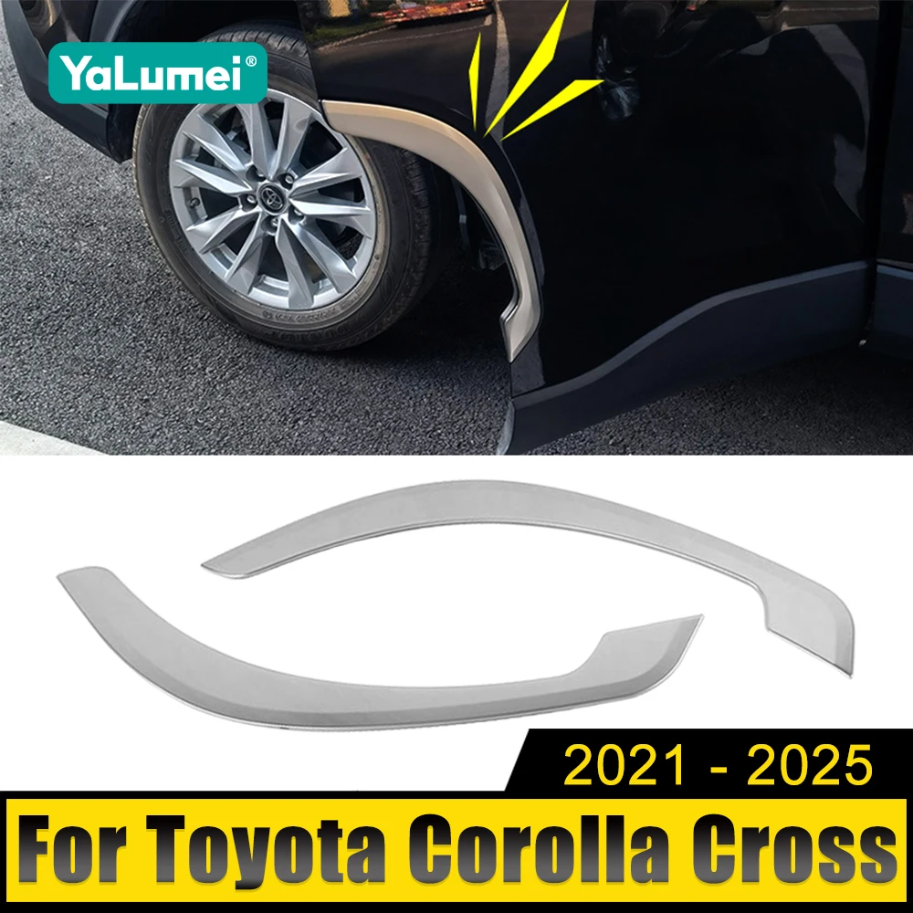 For Toyota Corolla Cross XG10 2021 2022 2023 2024 2025 Stainless Car Door Fender Flare Arch Sticker Fender Vents Protector Cover
For Toyota Corolla Cross XG10 2021 2022 2023 2024 2025 Stainless Car Door Fender Flare Arch Sticker Fender Vents Protector Cover