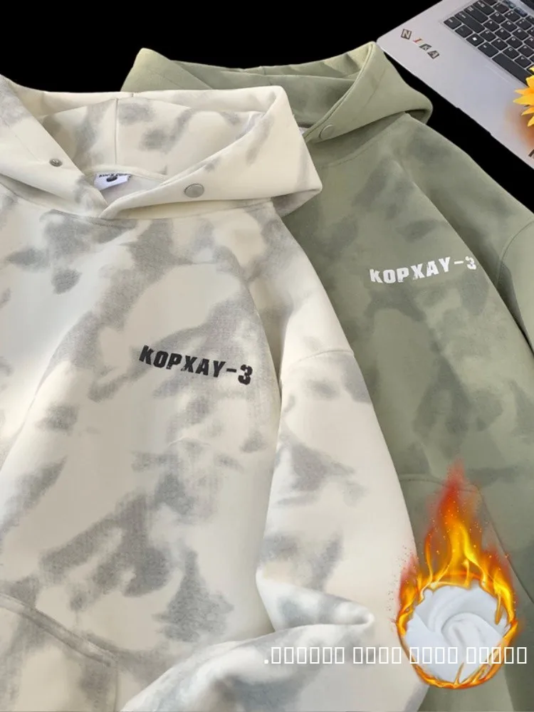 Мужская толстовка-худи Heavyweight: модная, утепленная, свободного кроя, на флисе, осенне-зимняя, для пар
Мужская толстовка-худи Heavyweight: модная, утепленная, свободного кроя, на флисе, осенне-зимняя, для пар