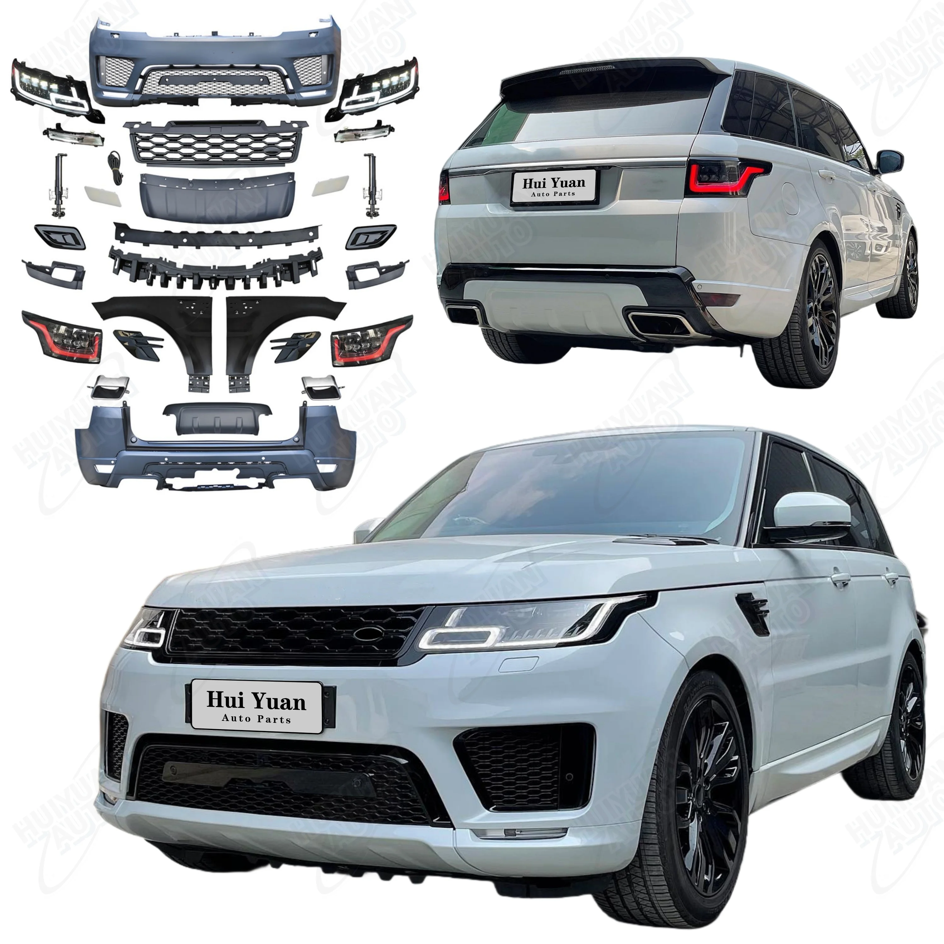 Top Quality for Range Rover Sport Body Kit Car Bumpers 2014-2017 L494 Upgrade 2018 L494 SVR Model Facelift Bodykit
Top Quality for Range Rover Sport Body Kit Car Bumpers 2014-2017 L494 Upgrade 2018 L494 SVR Model Facelift Bodykit