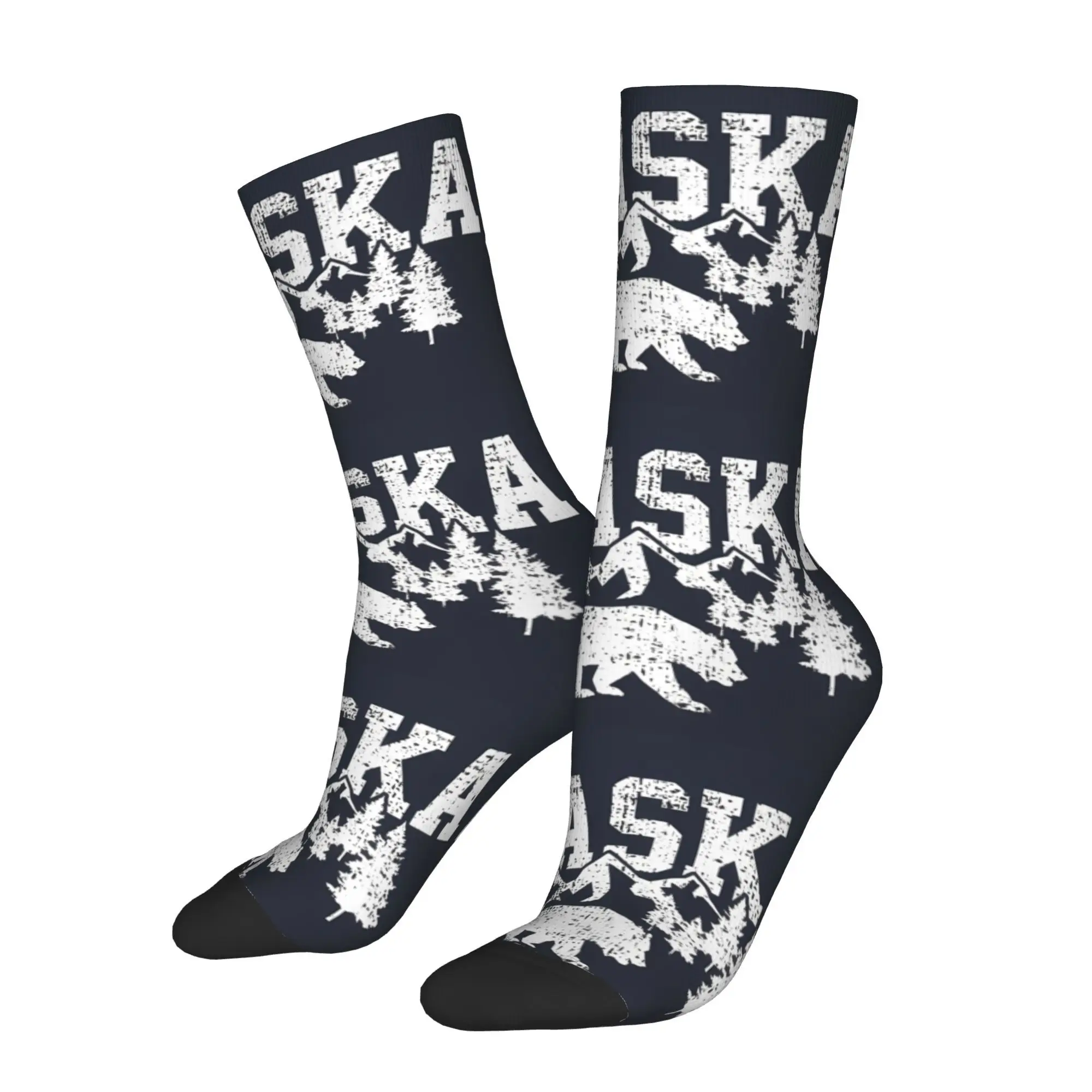Happy Men's Socks Alaska Bear Ice Mountains Forest Hunting Vintage Hip Hop Novelty Crew Sock Gift Pattern Printed
Happy Men's Socks Alaska Bear Ice Mountains Forest Hunting Vintage Hip Hop Novelty Crew Sock Gift Pattern Printed