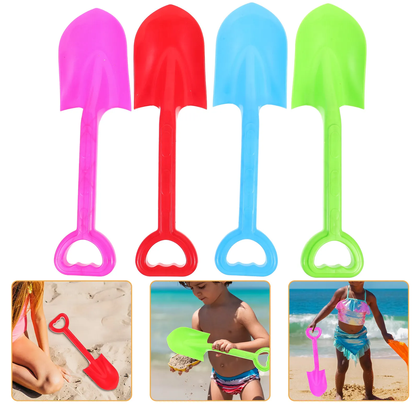 4Pcs Sturdy Plastic Kids Beach Shovels for Sand Play Promotes Hand-Eye Coordination Ideal Gift for Boys Girls Ages 3-10
4Pcs Sturdy Plastic Kids Beach Shovels for Sand Play Promotes Hand-Eye Coordination Ideal Gift for Boys Girls Ages 3-10