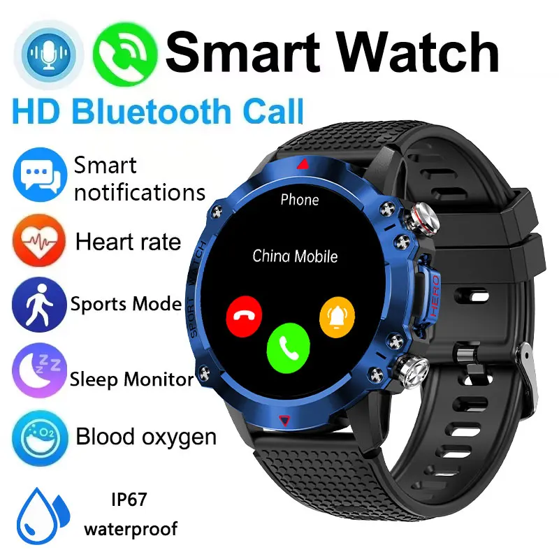 2026 1.39" HD Screen Outdoor Smart Watch Heart Rate Health Monitoring IP67 Waterproof Bluetooth Call GPS Trajectory Smartwatches
2026 1.39" HD Screen Outdoor Smart Watch Heart Rate Health Monitoring IP67 Waterproof Bluetooth Call GPS Trajectory Smartwatches