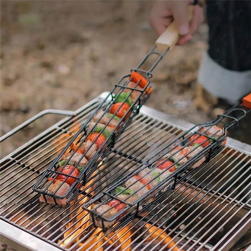 Y50A-Stainless Steel Grill Grill Cage Wooden Handle BBQ Grill Clip Grill Rack Iron Grill
Y50A-Stainless Steel Grill Grill Cage Wooden Handle BBQ Grill Clip Grill Rack Iron Grill