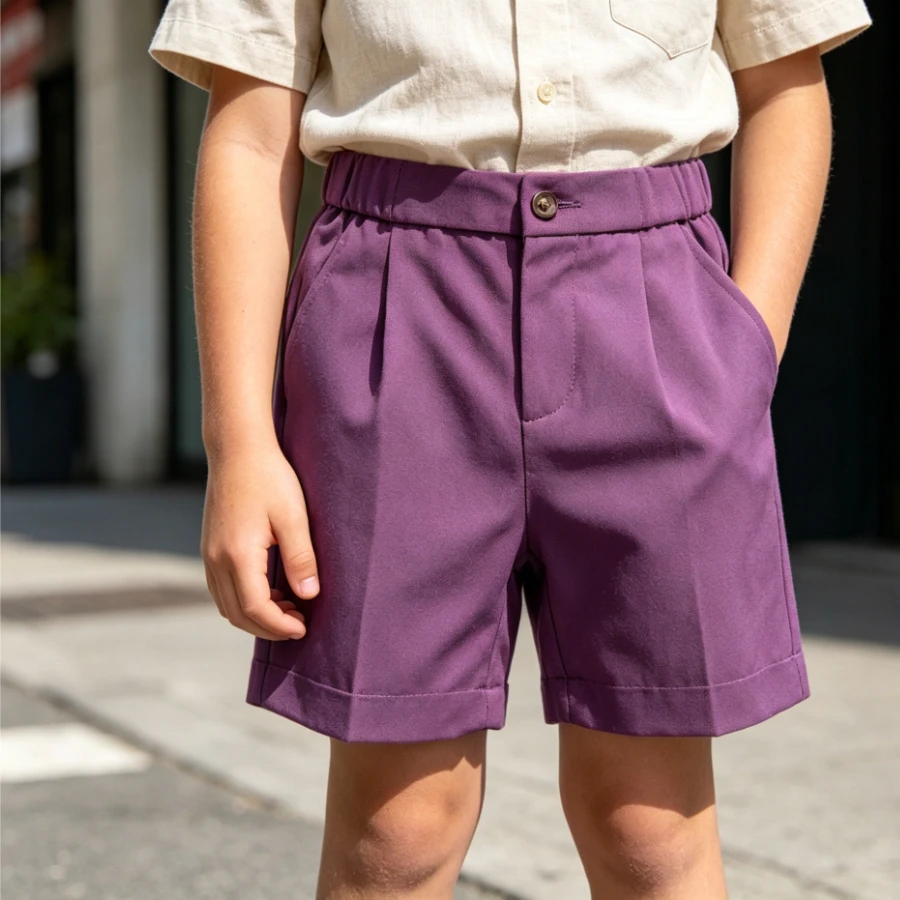 Teenage Boys Formal Suit Shorts Kids Elastic Waist Pleated Harem Pants for Wedding Performance School Party Birthday Daily Wear
Teenage Boys Formal Suit Shorts Kids Elastic Waist Pleated Harem Pants for Wedding Performance School Party Birthday Daily Wear