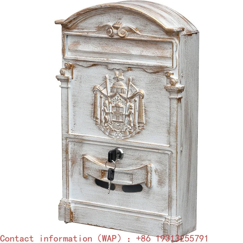 【Popular】Hongkemen European-style Wall-mounted Mailbox Outdoor Rainproof With Lock Key Retro Villa Creative Mailbox
【Popular】Hongkemen European-style Wall-mounted Mailbox Outdoor Rainproof With Lock Key Retro Villa Creative Mailbox