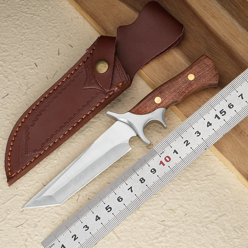 High Hardness Outdoor Tactical Knife Hunting Knife with Fixed Blade with Sheath Survival Knife for Men Tool Collect Gifts
High Hardness Outdoor Tactical Knife Hunting Knife with Fixed Blade with Sheath Survival Knife for Men Tool Collect Gifts
