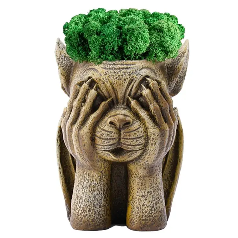 Succulents Face Planter Speak No Evil Planter For Gothic Garden Decor Gothic Desk Flower Holder Evil Ornament For Pen Brush
Succulents Face Planter Speak No Evil Planter For Gothic Garden Decor Gothic Desk Flower Holder Evil Ornament For Pen Brush