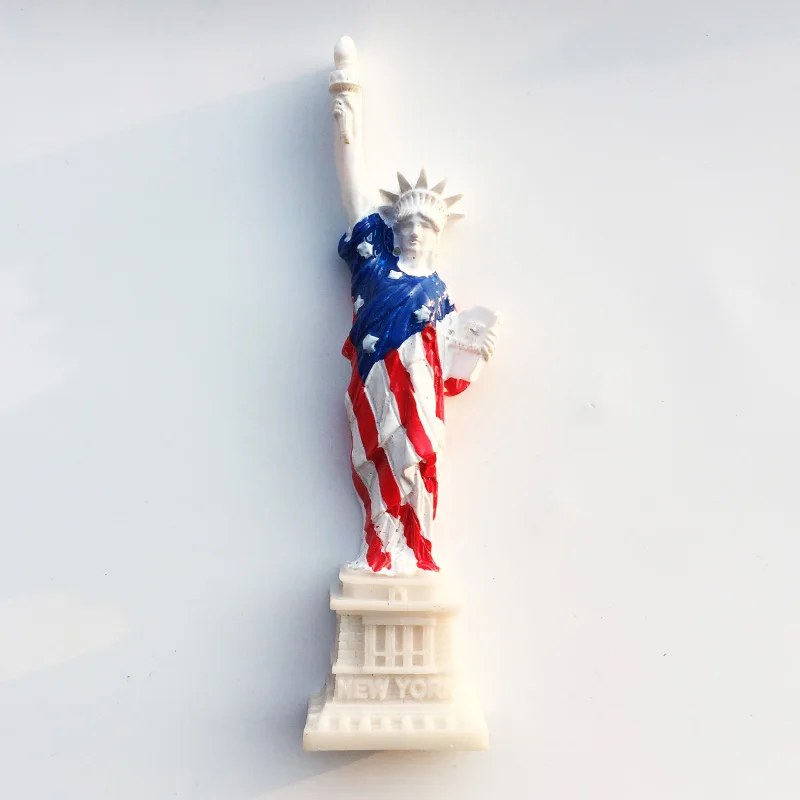 Fridge Magnet Cultural Landscape American Statue of Liberty Decoration Message Stickers Tourist Souvenir Resin Crafts
Fridge Magnet Cultural Landscape American Statue of Liberty Decoration Message Stickers Tourist Souvenir Resin Crafts