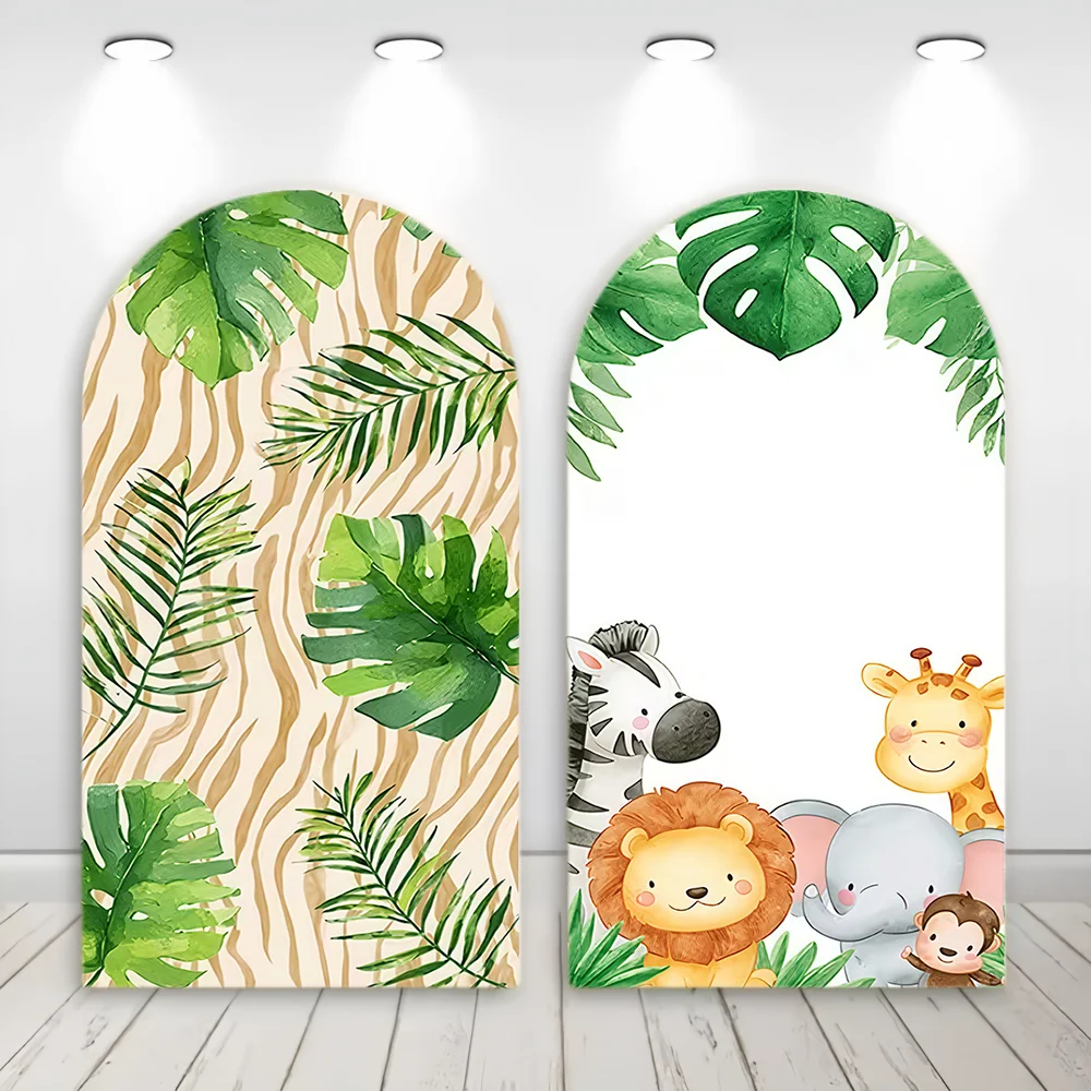Safari Jungle Chiara Arch Covers Stretchy Backdrop Cute Wild Animals Green Leaves for 1st Birthday & Boys’ Party Photo Backdrop
Safari Jungle Chiara Arch Covers Stretchy Backdrop Cute Wild Animals Green Leaves for 1st Birthday & Boys’ Party Photo Backdrop