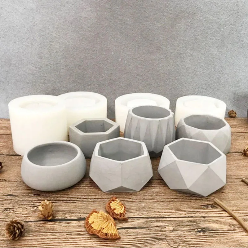 Silicone Molds for Concrete Flower Pot ,Succulent Plants Potted Plaster Pot Mold 3D Cement Garden Planter Clay Mould Home Decor
Silicone Molds for Concrete Flower Pot ,Succulent Plants Potted Plaster Pot Mold 3D Cement Garden Planter Clay Mould Home Decor