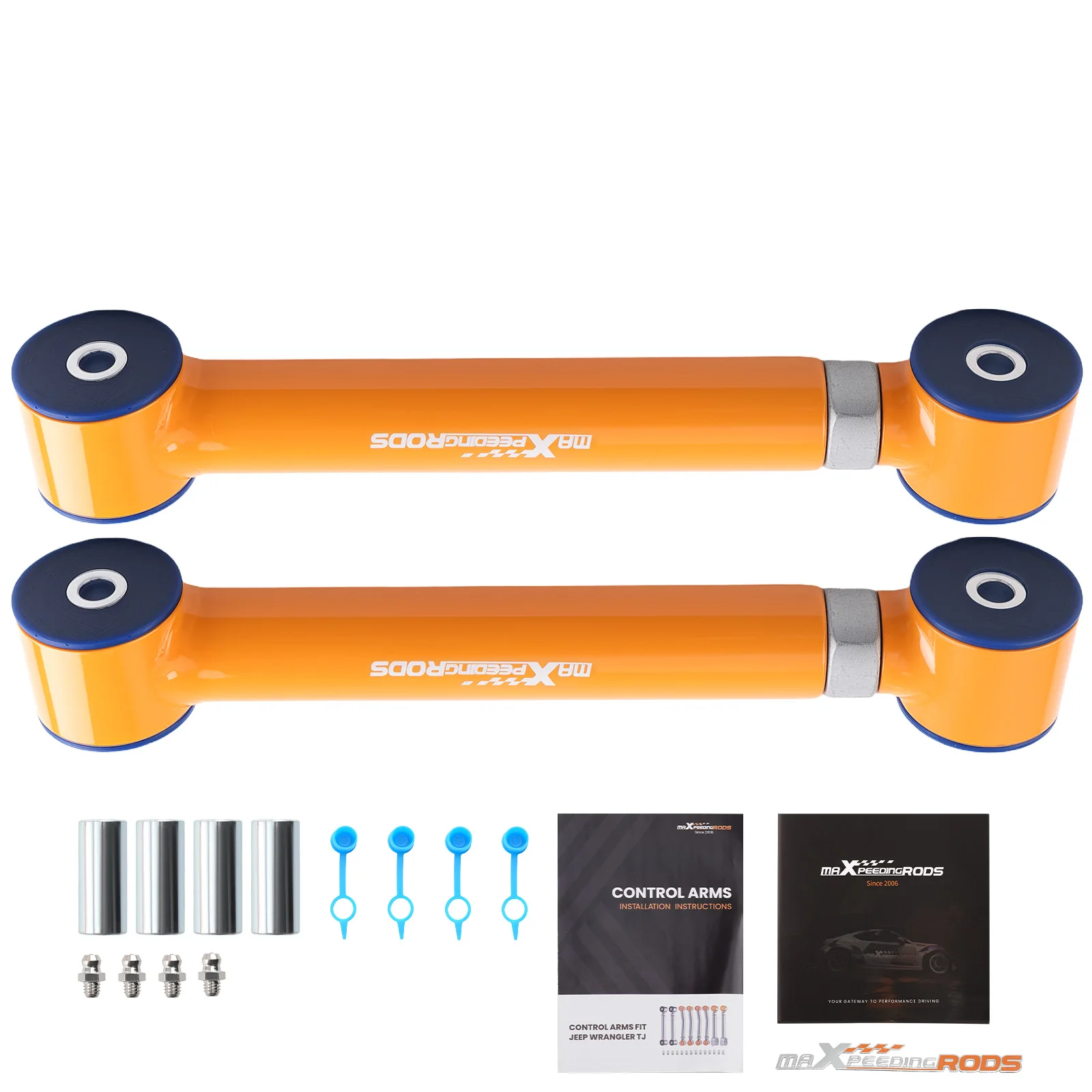 Rear Upper Adjustable Control Arms Set 0-8'' Lift for 1997-2006 Jeep Wrangler TJ
Rear Upper Adjustable Control Arms Set 0-8'' Lift for 1997-2006 Jeep Wrangler TJ