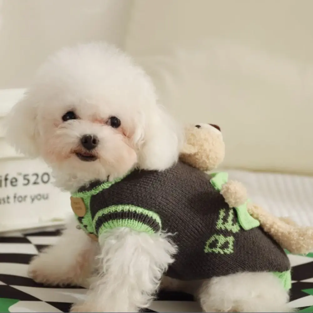 Wool Little Bear Dog Sweater Warm Soft Winter Dog Knit Shirt Comfortable Cartoon Bear Warm Dog Pullover Winter
Wool Little Bear Dog Sweater Warm Soft Winter Dog Knit Shirt Comfortable Cartoon Bear Warm Dog Pullover Winter