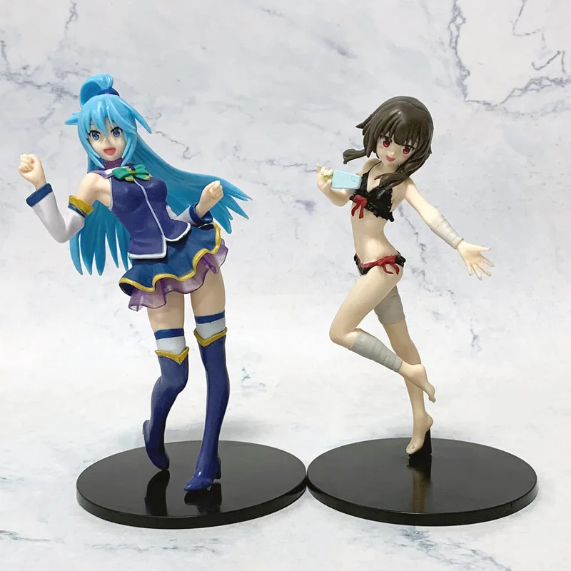 17-18cm God's Blessing on This Wonderful World Season 3 Megumin Aqua Figure Anime Swimsuit Beautiful Girls Model Ornaments Gifts
17-18cm God's Blessing on This Wonderful World Season 3 Megumin Aqua Figure Anime Swimsuit Beautiful Girls Model Ornaments Gifts