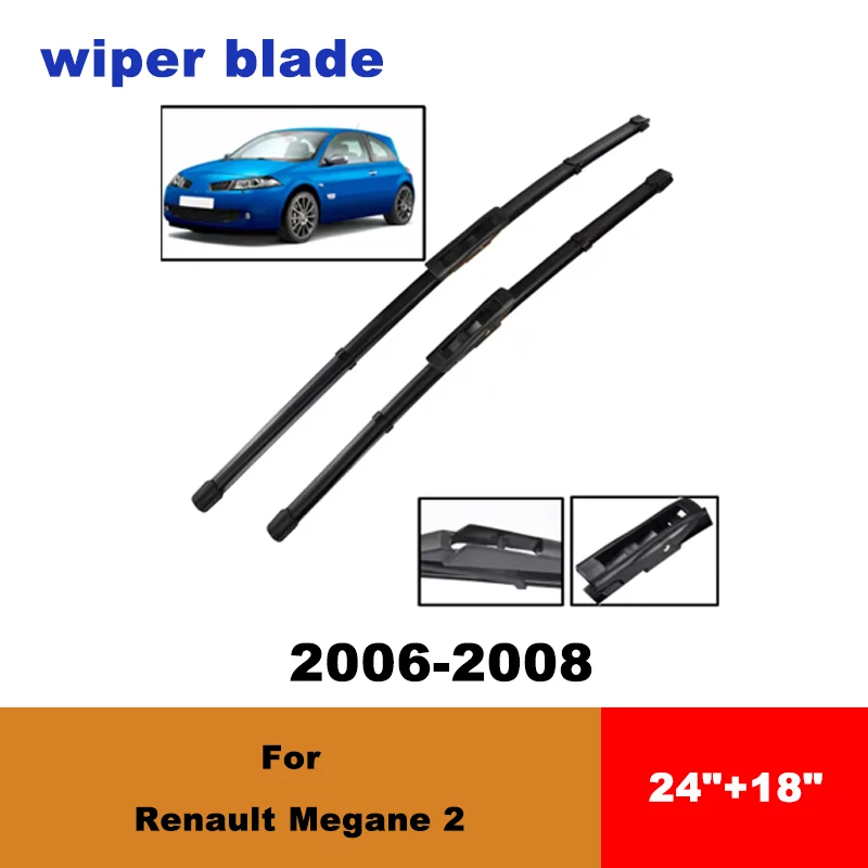 For Renault Megane 2 2006-2008 car front wiper blades silent wiper blades soft rubber windshield wipers accessories
For Renault Megane 2 2006-2008 car front wiper blades silent wiper blades soft rubber windshield wipers accessories