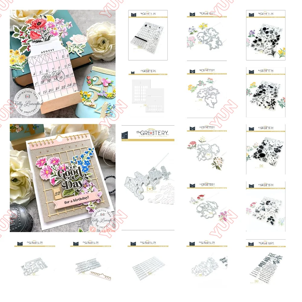 New Greetery One Fine Day Calendar Basics Birth Month Blooms Dies Stamps Stencils for DIY Scrapbooking Holiday Greeting 2024 New
New Greetery One Fine Day Calendar Basics Birth Month Blooms Dies Stamps Stencils for DIY Scrapbooking Holiday Greeting 2024 New