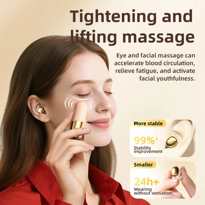 Vibration Massage Earphones Bluetooth 6.0 In Ear Noise Canceling Touch Control Sleeping Wireless Bluetooth Headphones For Girls
Vibration Massage Earphones Bluetooth 6.0 In Ear Noise Canceling Touch Control Sleeping Wireless Bluetooth Headphones For Girls