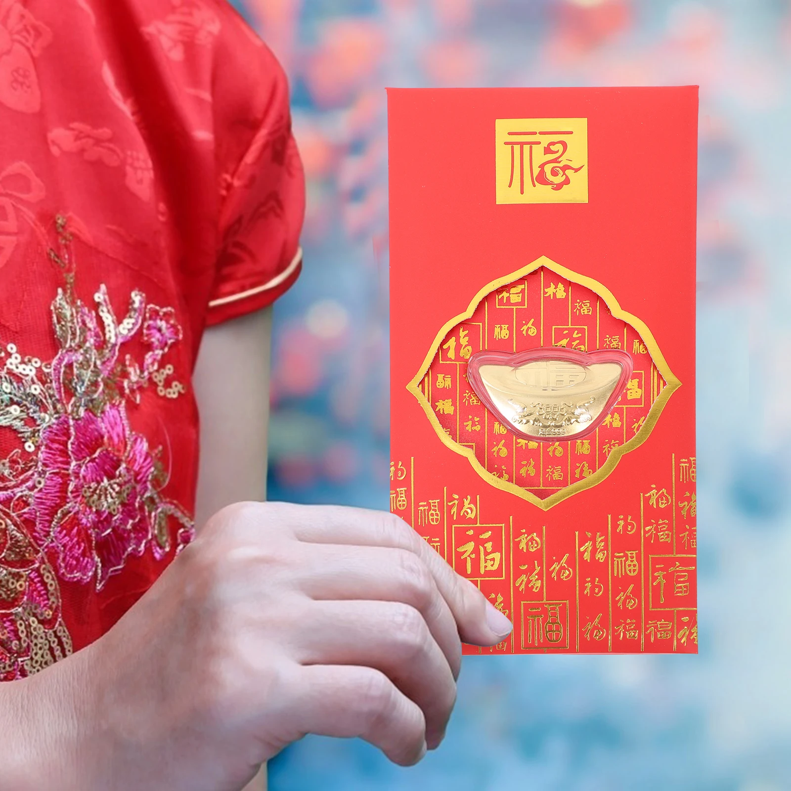 2 Pcs Yuanbao Red Envelope Chinese Style Gold Leaf Luck Money New Year Pocket Paper Envelopes Rabbit Packet
2 Pcs Yuanbao Red Envelope Chinese Style Gold Leaf Luck Money New Year Pocket Paper Envelopes Rabbit Packet