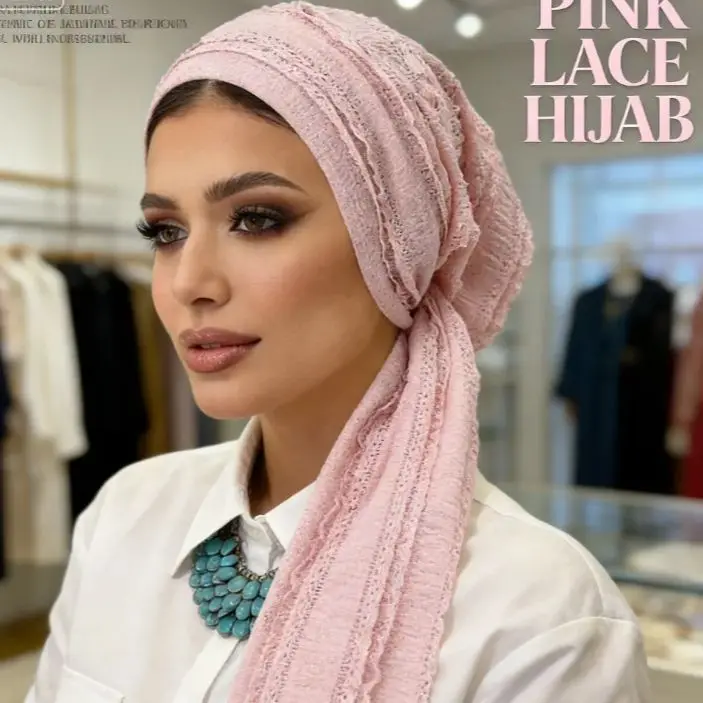 Elegant Lotus Wrinkle Hijab Headscarf for Women Long Tail Tie Muslim Head Wraps Comfortable Daily Wear Fashionable Head Cov
Elegant Lotus Wrinkle Hijab Headscarf for Women Long Tail Tie Muslim Head Wraps Comfortable Daily Wear Fashionable Head Cov