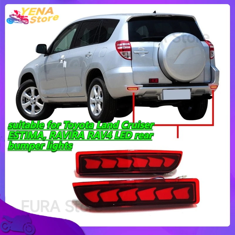 Автомобильные проблесковые огни подходят для Toyota Land Cruiser ESTIMA, RAVIRA RAV4 Светодиодные фонари заднего бампера, отражателей и задних фонарей. 
Автомобильные проблесковые огни подходят для Toyota Land Cruiser ESTIMA, RAVIRA RAV4 Светодиодные фонари заднего бампера, отражателей и задних фонарей.