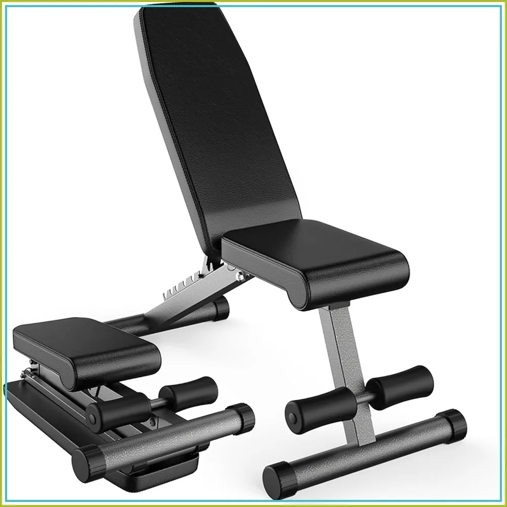 5-in-1 Adjustable Weight Bench for Home Gym, Foldable for Bench Press & Full Body Strength Training
5-in-1 Adjustable Weight Bench for Home Gym, Foldable for Bench Press & Full Body Strength Training