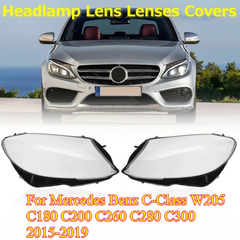 L / R Car Headlamp Cover For 2015-2018 Mercedes Benz W205 C180 C200 C260L C280 C300 Transparent Lampshade Headlight Lens Shell
L / R Car Headlamp Cover For 2015-2018 Mercedes Benz W205 C180 C200 C260L C280 C300 Transparent Lampshade Headlight Lens Shell