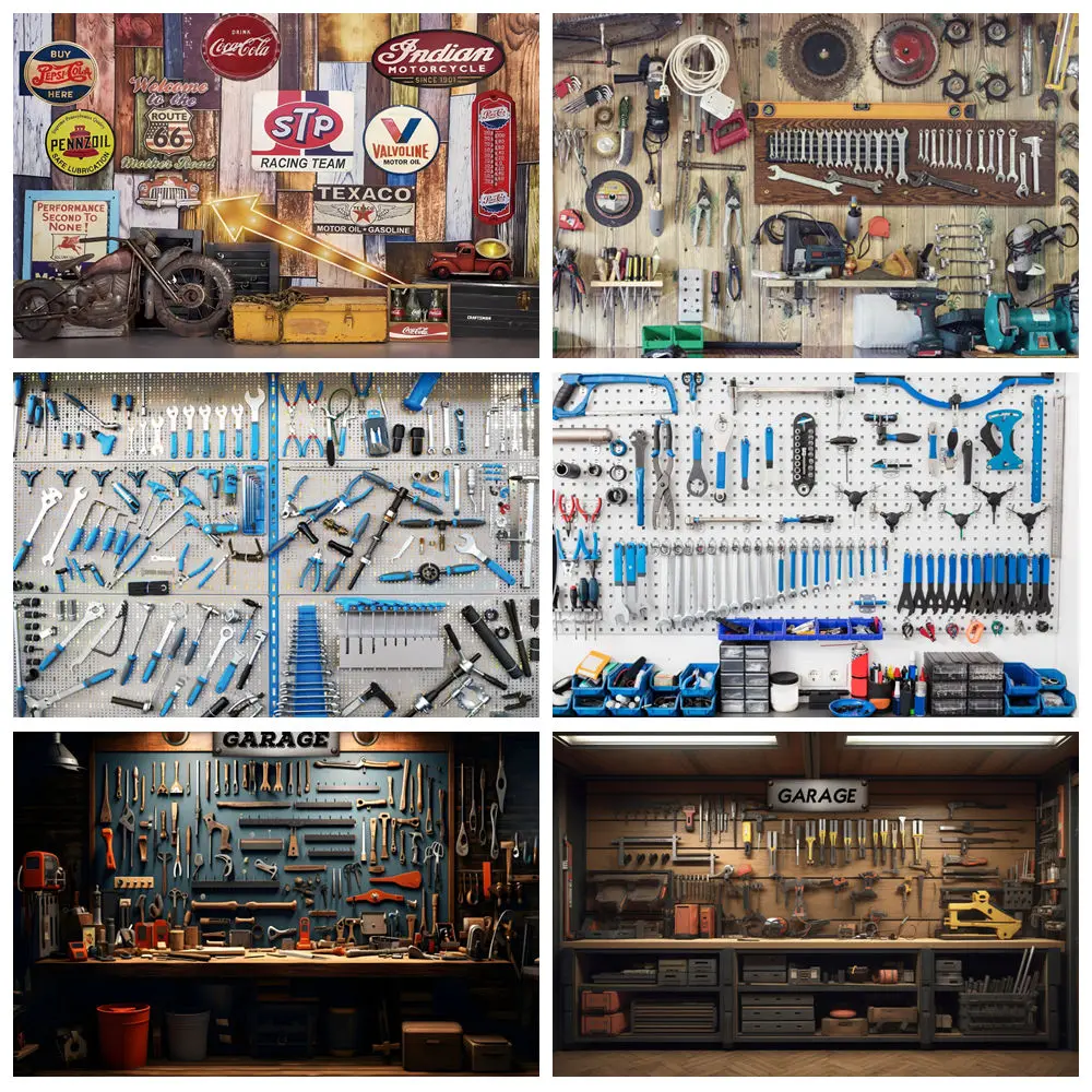 Vintage Garage Backdrop Warehouse Tire Professional Car Repair Tool Wall Poster Mechanic Party Portrait Photography Background
Vintage Garage Backdrop Warehouse Tire Professional Car Repair Tool Wall Poster Mechanic Party Portrait Photography Background