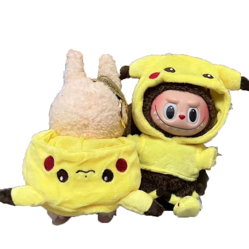 Labubu clothes MINISO Cute Pikachu Doll Clothes 17cm figurine clothes LABUBU accessories cute Dress-up (No dolls)
Labubu clothes MINISO Cute Pikachu Doll Clothes 17cm figurine clothes LABUBU accessories cute Dress-up (No dolls)