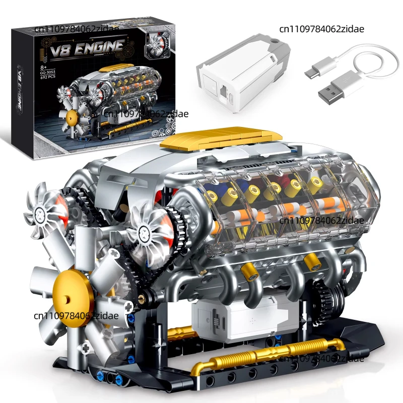 For Mechanical Racing Car with V8 Engine Building Toy Model for Boys - An Educational Assembly and Display Item
For Mechanical Racing Car with V8 Engine Building Toy Model for Boys - An Educational Assembly and Display Item