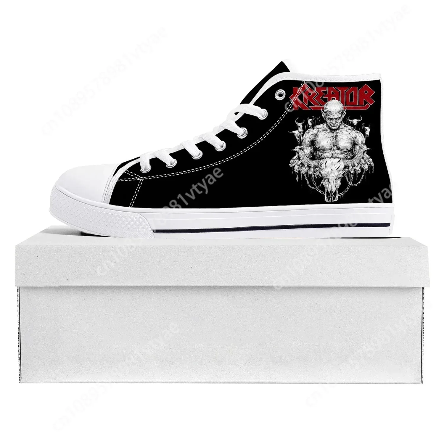 Kreator Band High Top High Quality Sneakers Mens Womens Teenager Gods of Violence Sneaker Couple Shoes Custom Made Shoe White
Kreator Band High Top High Quality Sneakers Mens Womens Teenager Gods of Violence Sneaker Couple Shoes Custom Made Shoe White