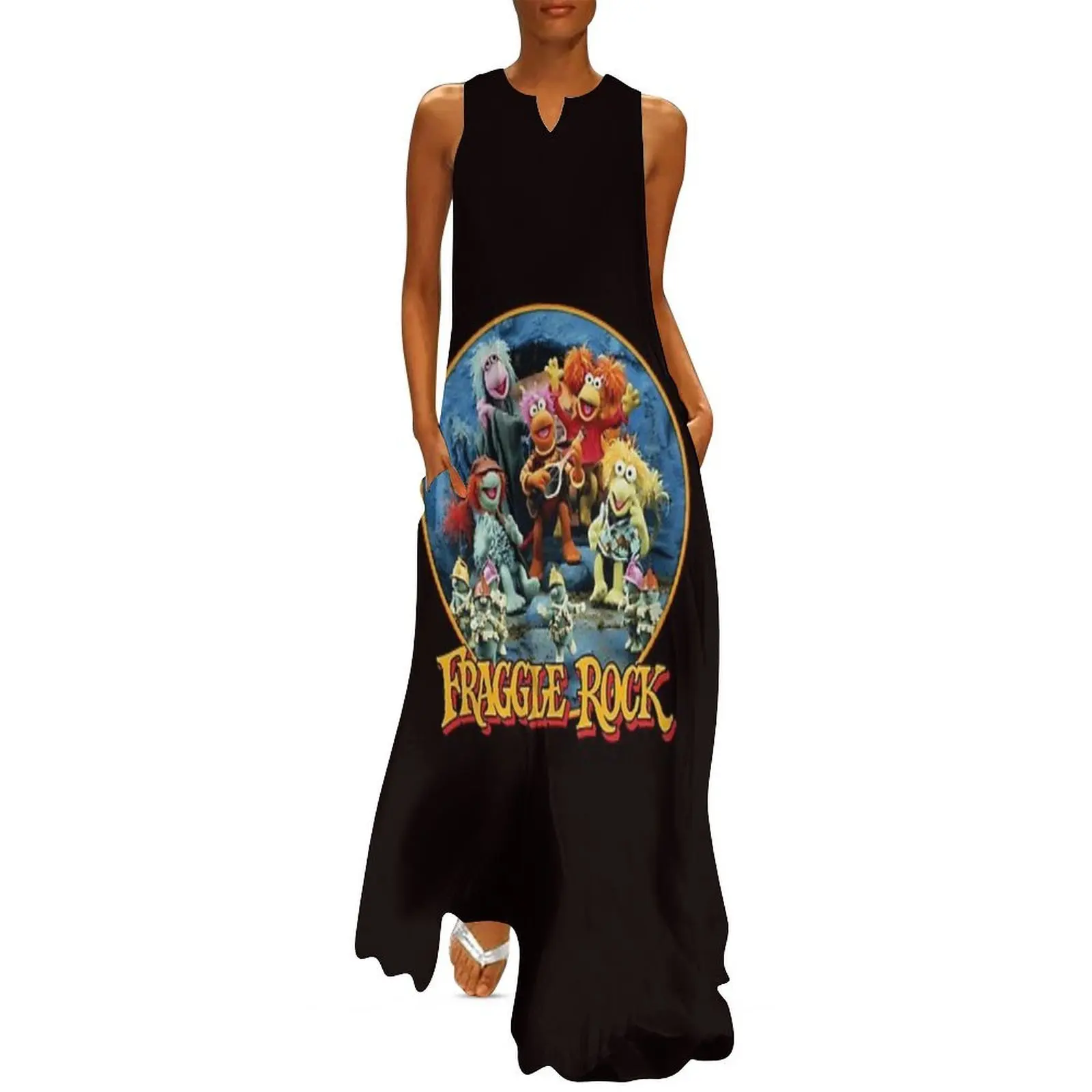Fraggle Rock Vintage Long Dress Woman clothing Dress women chic and elegant woman dress
Fraggle Rock Vintage Long Dress Woman clothing Dress women chic and elegant woman dress