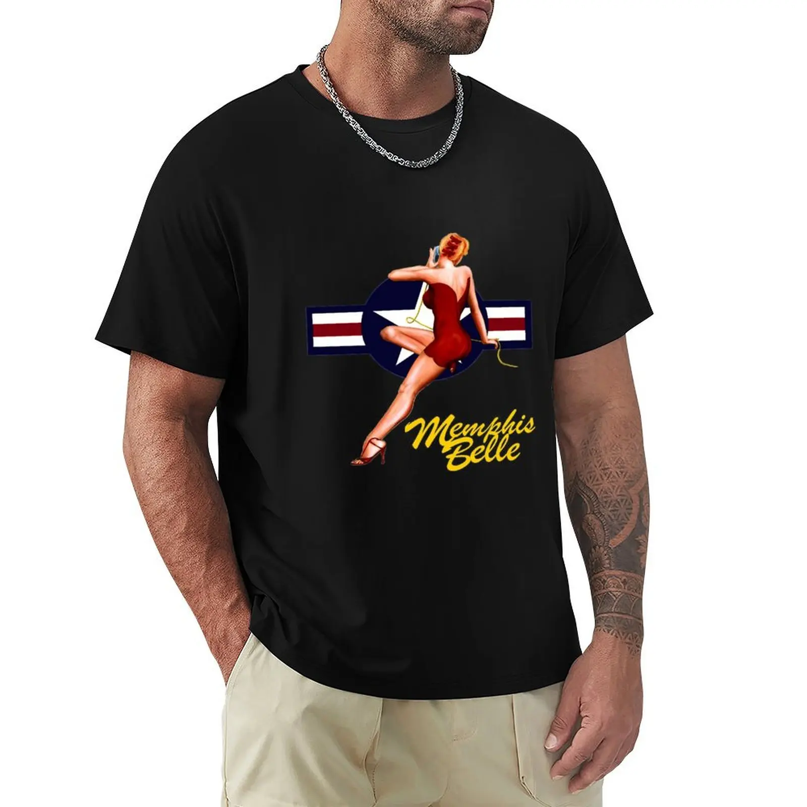 The Memphis Belle T-Shirt No Iron Casual Short Sleeve Top
The Memphis Belle T-Shirt No Iron Casual Short Sleeve Top