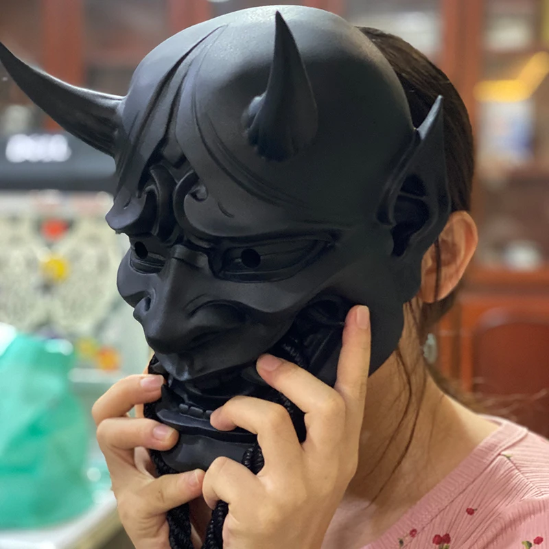 Традиционная японская маска на Хэллоуин ONI Devil, модное платье, аксессуары для костюмов
Традиционная японская маска на Хэллоуин ONI Devil, модное платье, аксессуары для костюмов