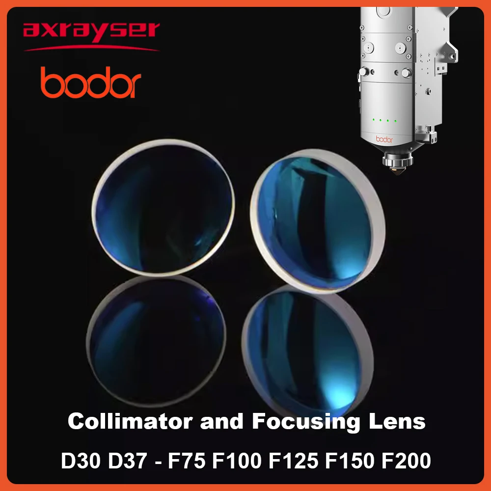 Bodor Collimator Lenses and Focusing Lenses D30 D37 F75 F100 F125 F150 F200 0-15kw for Bodor Laser Cutting Head
Bodor Collimator Lenses and Focusing Lenses D30 D37 F75 F100 F125 F150 F200 0-15kw for Bodor Laser Cutting Head
