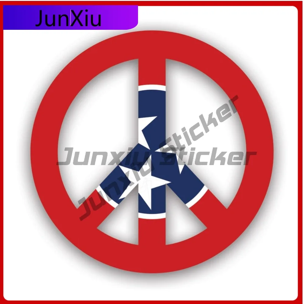 Tennessee Flag Peace Symbol Sticker Uv Protected Decals State Flag Patriotic Car Sticker Vinyl Decal Die Cut Sun Protection
Tennessee Flag Peace Symbol Sticker Uv Protected Decals State Flag Patriotic Car Sticker Vinyl Decal Die Cut Sun Protection