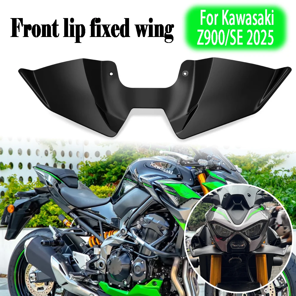 For Kawasaki Z900SE 2025 Z900 2025 Z 900 SE 2025 Motorcycle front lip front spoiler aerodynamic wing front spoiler kit 
For Kawasaki Z900SE 2025 Z900 2025 Z 900 SE 2025 Motorcycle front lip front spoiler aerodynamic wing front spoiler kit
