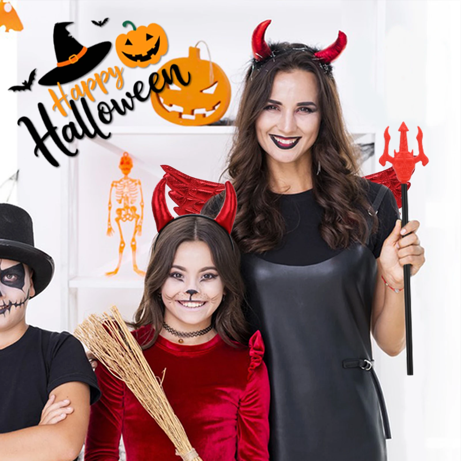 1Set Devil Wings Hair Hoop Costume Set Red Lightweight Durable Halloween Party Cosplay Prop For Women Men Teens Festival Gift
1Set Devil Wings Hair Hoop Costume Set Red Lightweight Durable Halloween Party Cosplay Prop For Women Men Teens Festival Gift