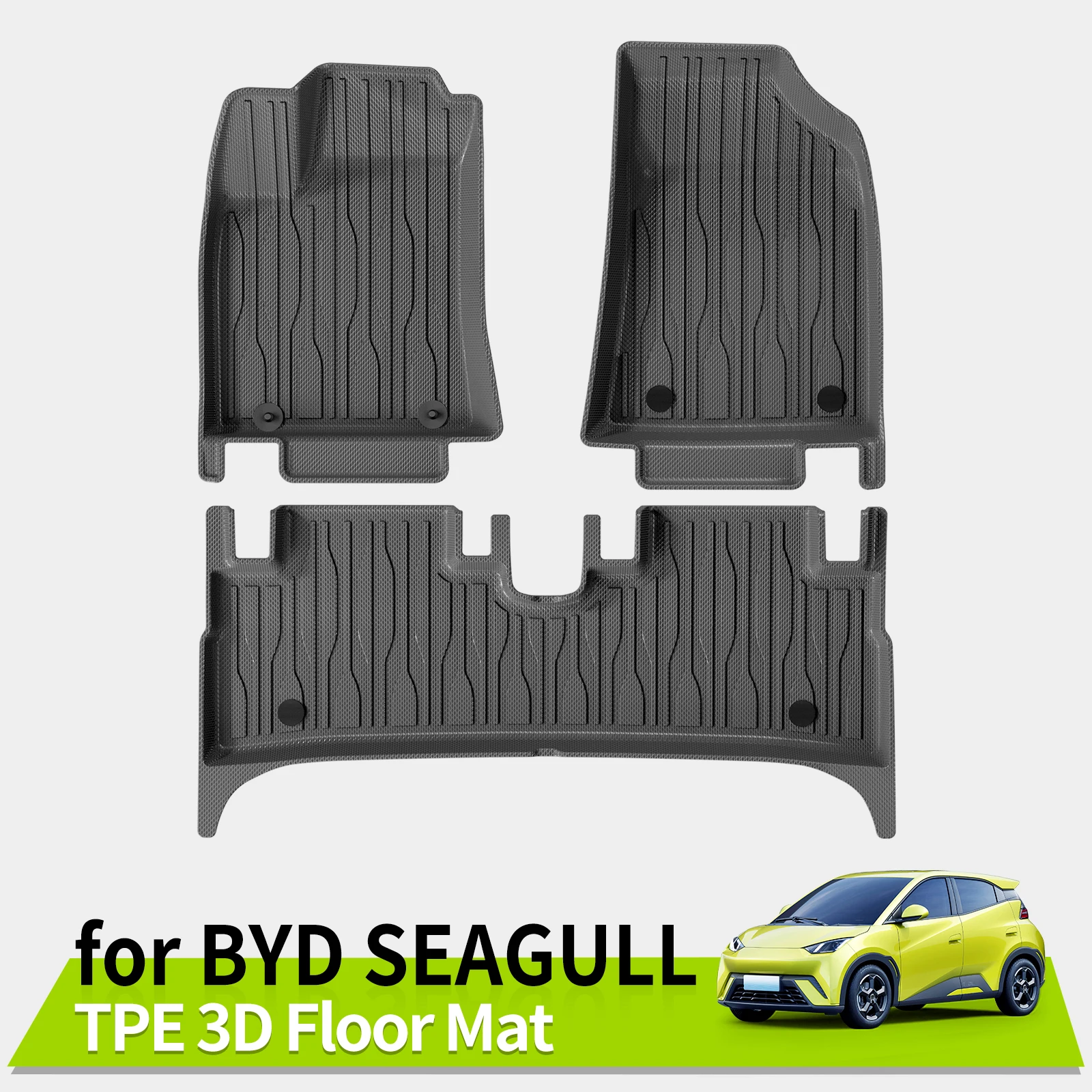 3D Floor Mats Trunk Pad for BYD SEAGULL All-Weather Anti-Slip Waterproof Accessories TPE Left Hand Driving
3D Floor Mats Trunk Pad for BYD SEAGULL All-Weather Anti-Slip Waterproof Accessories TPE Left Hand Driving
