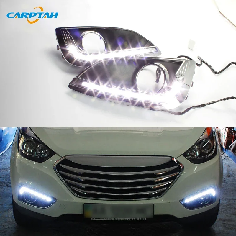 Car LED DRL 12V Daytimes Running Headlamps For Hyundai IX35 2010 2011 2012 2013 Daylights Headlamps Auto Driving Lamp Foglamps
Car LED DRL 12V Daytimes Running Headlamps For Hyundai IX35 2010 2011 2012 2013 Daylights Headlamps Auto Driving Lamp Foglamps
