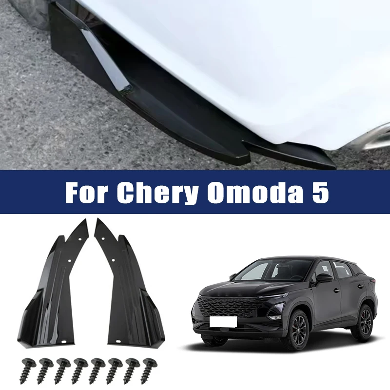 2pcs Car Rear Bumper Spoiler Lip Carbon Fiber Wing Trim Anti-crash Diffuser Side Skirt Wrap Angle Splitter For Chery Omoda 5
2pcs Car Rear Bumper Spoiler Lip Carbon Fiber Wing Trim Anti-crash Diffuser Side Skirt Wrap Angle Splitter For Chery Omoda 5