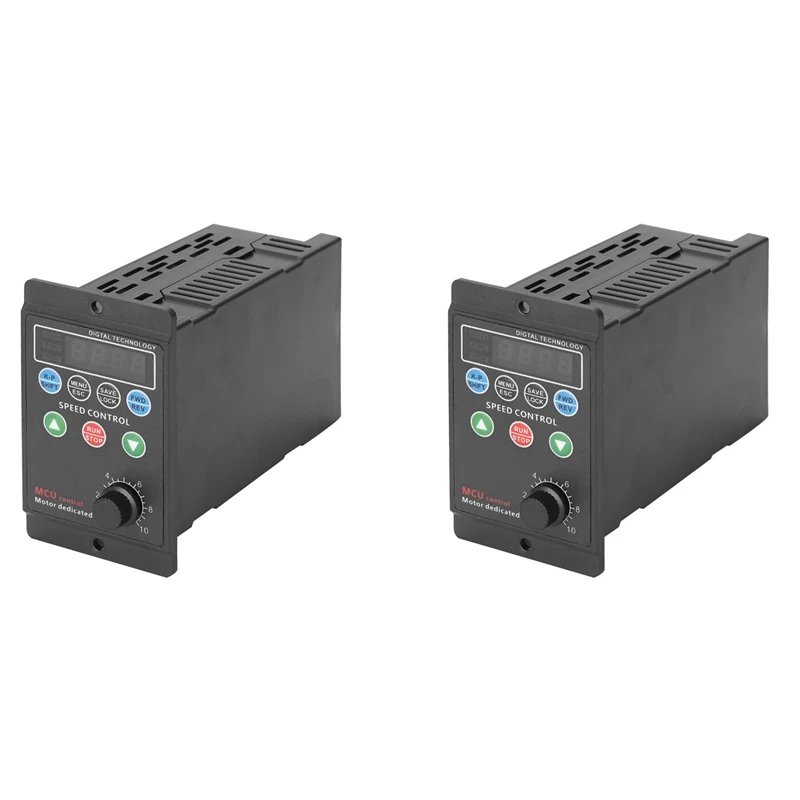2X 220V 750W Single-Phase Input 3-Phase Output Motor Driver Frequency Converter With Four-Digit Digital Tube Display
2X 220V 750W Single-Phase Input 3-Phase Output Motor Driver Frequency Converter With Four-Digit Digital Tube Display