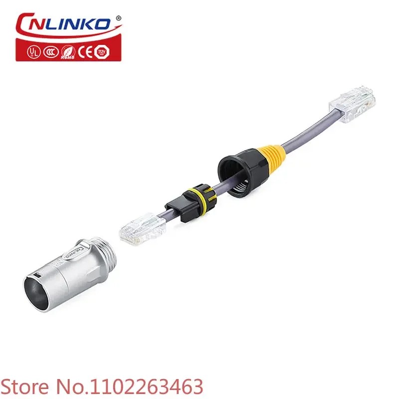 RJ45 straight head network adapter for outdoor display IP67 waterproof signal connector
RJ45 straight head network adapter for outdoor display IP67 waterproof signal connector