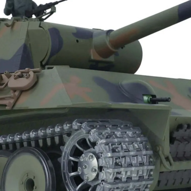 Радиоуправляемый танк HENG LONG в масштабе 1/16, версия RTR 7.0, улучшенная металлическая версия Panther V 3819, армейские радиоуправляемые игрушки, с функцией стрельбы BB-шариками, динамик TH17288
Радиоуправляемый танк HENG LONG в масштабе 1/16, версия RTR 7.0, улучшенная металлическая версия Panther V 3819, армейские радиоуправляемые игрушки, с функцией стрельбы BB-шариками, динамик TH17288