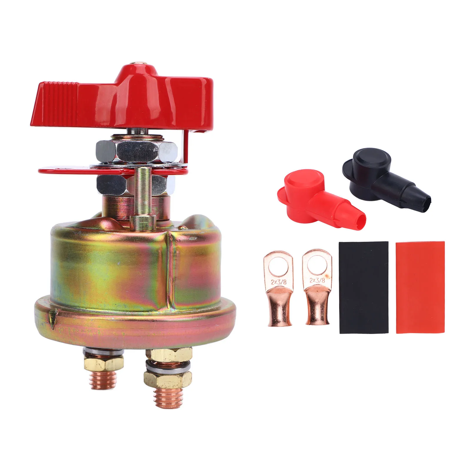 RV Motorhome Battery Disconnect Switch DC 24V 300A Two Copper Terminal Safety Battery Isolator Switch For Boat ATV Car Truck
RV Motorhome Battery Disconnect Switch DC 24V 300A Two Copper Terminal Safety Battery Isolator Switch For Boat ATV Car Truck