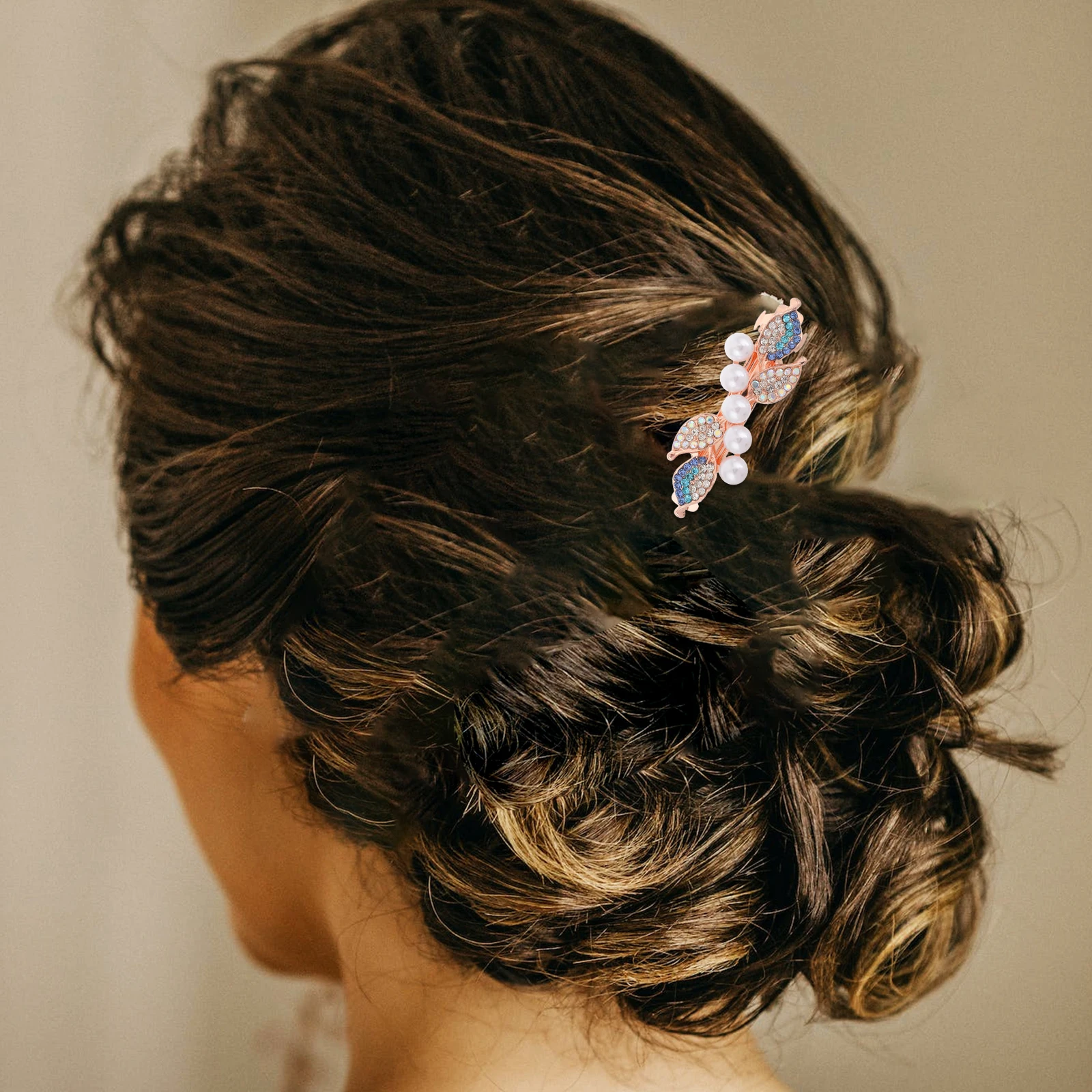 Diamond Pearl Hair Clip Butterfly Pins Piece Bridal Accessories Bride Metal Barrettes for Thick
Diamond Pearl Hair Clip Butterfly Pins Piece Bridal Accessories Bride Metal Barrettes for Thick