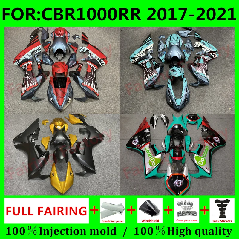 Новый комплект обтекателей для мотоцикла ABS подходит для CBR1000RR CBR1000 CBR 1000RR 2017 2018 2019 2020 комплекты обтекателей для кузова
Новый комплект обтекателей для мотоцикла ABS подходит для CBR1000RR CBR1000 CBR 1000RR 2017 2018 2019 2020 комплекты обтекателей для кузова