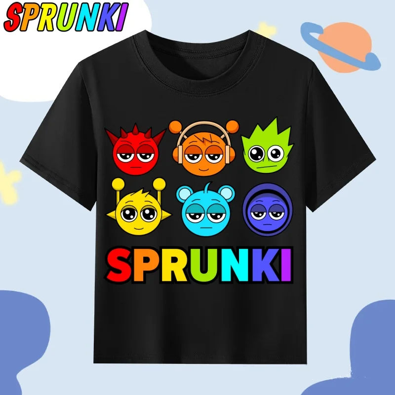 Anime Sprunki Kids T-shirt Cotton Cute Cartoon Game Graphic Print Tops Boys Girls Summer Casual Kids Clothes Birthday Gifts
Anime Sprunki Kids T-shirt Cotton Cute Cartoon Game Graphic Print Tops Boys Girls Summer Casual Kids Clothes Birthday Gifts